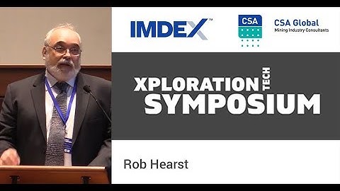Integrated imaging of mineral deposits - Rob Hearst - #xplorationtech