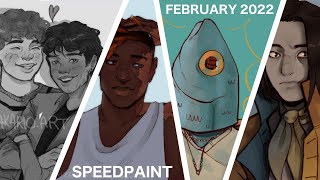 February Art Dump [SPEEDPAINTS]