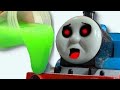 トーマス おばけ電車がスライムと遊ぶ プラレール きかんしゃ