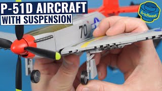 Suspension for Aircraft? P-51D with Great Stand - Quan Guan 100278 (Speed Build Review)