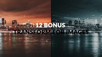 34 Transition Pack + 12 Bonus Transformations After Effects Templates