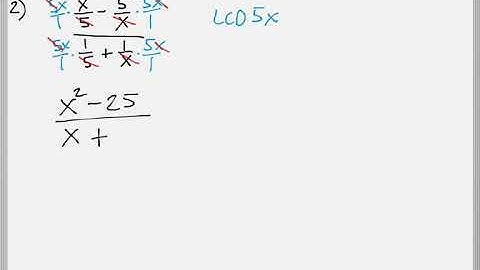 Math 119 : 7.3 #2 (Intermediate Algebra Tutorial : Complex Rational Expressions)