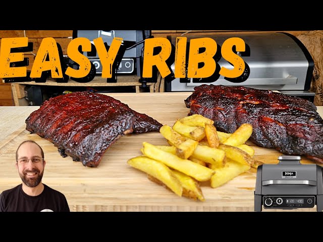 NINJA WOODFIRE OUTDOOR GRILL ST. LOUIS STYLE BBQ RIBS! Ninja Woodfire Grill  Recipes! 