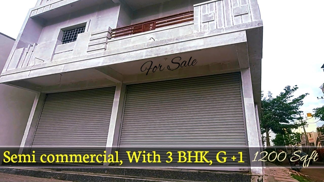 Semi Commercial With 3 BHK House Corner, 1200 Sqft For Sale In