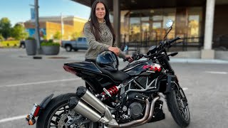 Rode an FTR 1200 for the first time