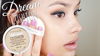 NEW Maybelline Dream Cushion Liquid Foundation First Impressions | Drugstore Cushion Compact Review