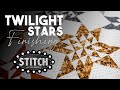 Twilight Stars Finishing | Lisa Bongean | Primitive Gatherings