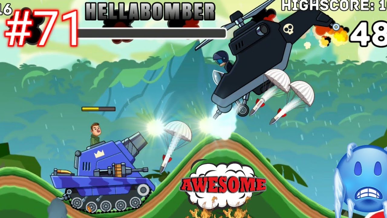 Hills of Steel Gameplay 71, Fully Upgraded and Unlocked all 22 Tanks (Unlimited Coins & Gems