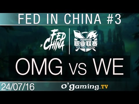 OMG vs World Elite - Fed in China - Best of LPL #3