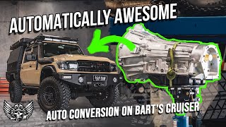 Installing 6-Speed Auto Transmission into a V8 79 Series Land Cruiser!