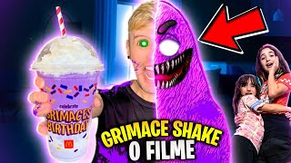 GRIMACE SHAKE na VIDA REAL - O FILME! TOMEI o MILKSHAKE ROXO do GRIMACE... Pai Também Vloga