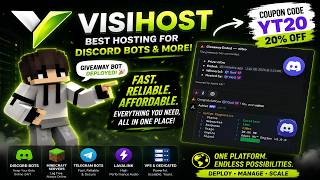 I Finally Found the BEST Discord Bot Hosting?! 🚀 | VISIHOST