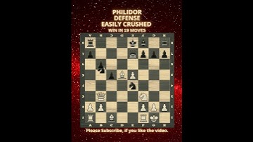 Philidor Defense | Easily Crushed | Chess Openings | Chess Tricks
