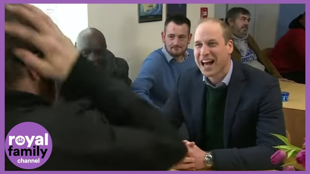 Prince William visits homeless project in Mansfield YouTube