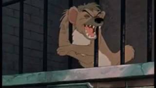 Hyena laughing in Lady and The Tramp