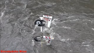 [DRAMATISCHE RETTUNGSAKTION!] 3 Arbeiter aus Wienfluss gerettet