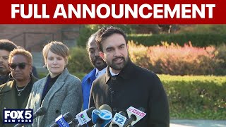 FULL VIDEO: Mamdani announcement on transition team