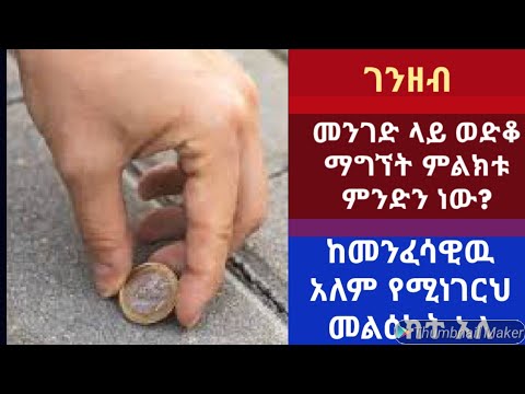 ገንዘብ መንገድ ላይ ወድቆ ማግኘት መንፈሳዊ ትርጉሙ ምንድን ነው?abel birhanu/!Dr.Rodas /የኔታ ትዩብ Yeneta Tube