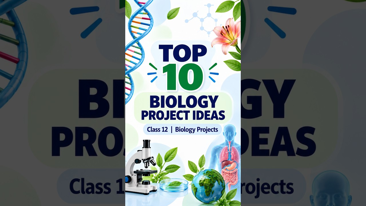 Biology Project Class 12 | 10 UNIQUE Biology Project Ideas! 🧬 - YouTube