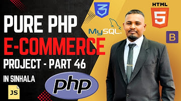 Pure PHP eCommerce Web Application | Part 46 |Admin Panel Product selling History Design - Sinhala