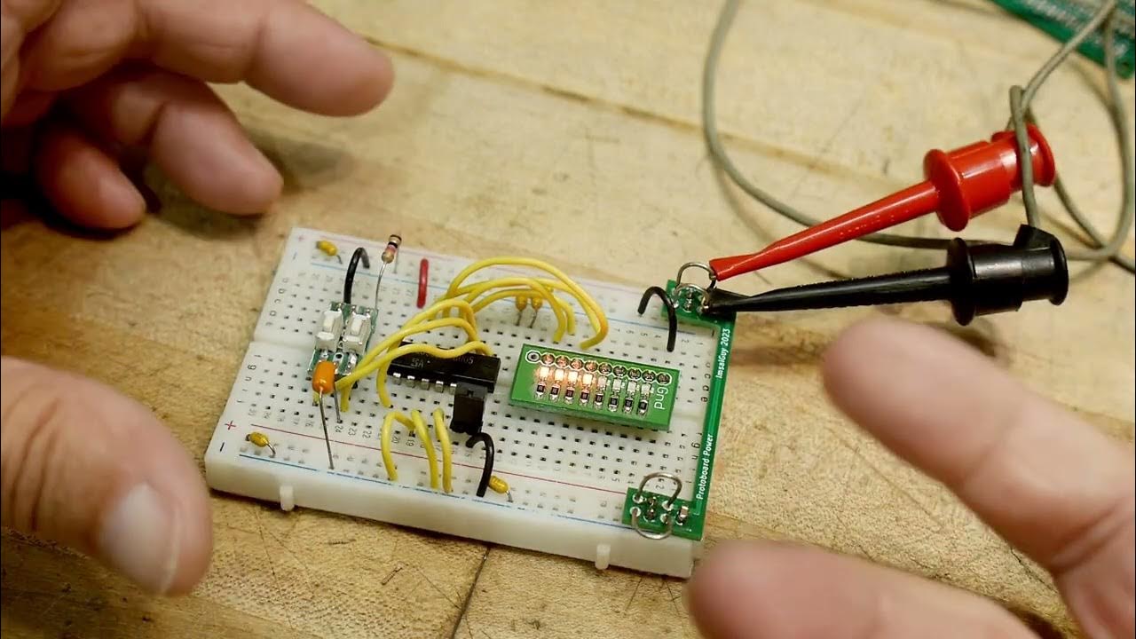 #1637 7495 74LS95 Shift Register - YouTube