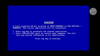 My First Has Bsod Video