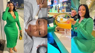 Vlog | Tequila Mama Bar | NEW SKIN Facial Spa, BODY Wax | Body Care Regimen