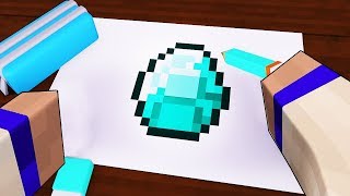 НАРИСОВАЛ АЛМАЗЫ ВНУТРИ МАЙНКРАФТА!! - РАСКРАСКА В MINECRAFT НАРИСОВАЛ АЛМАЗЫ ВНУТРИ МАЙНКРАФТА!! - РАСКРАСКА В MINECRAFT