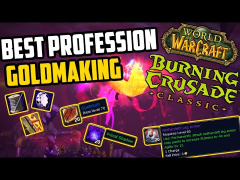 The Best Professions for Goldmaking in TBC Classic