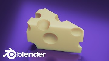 Make Cheese In Blender Using Boolean Modifiers [2.81]