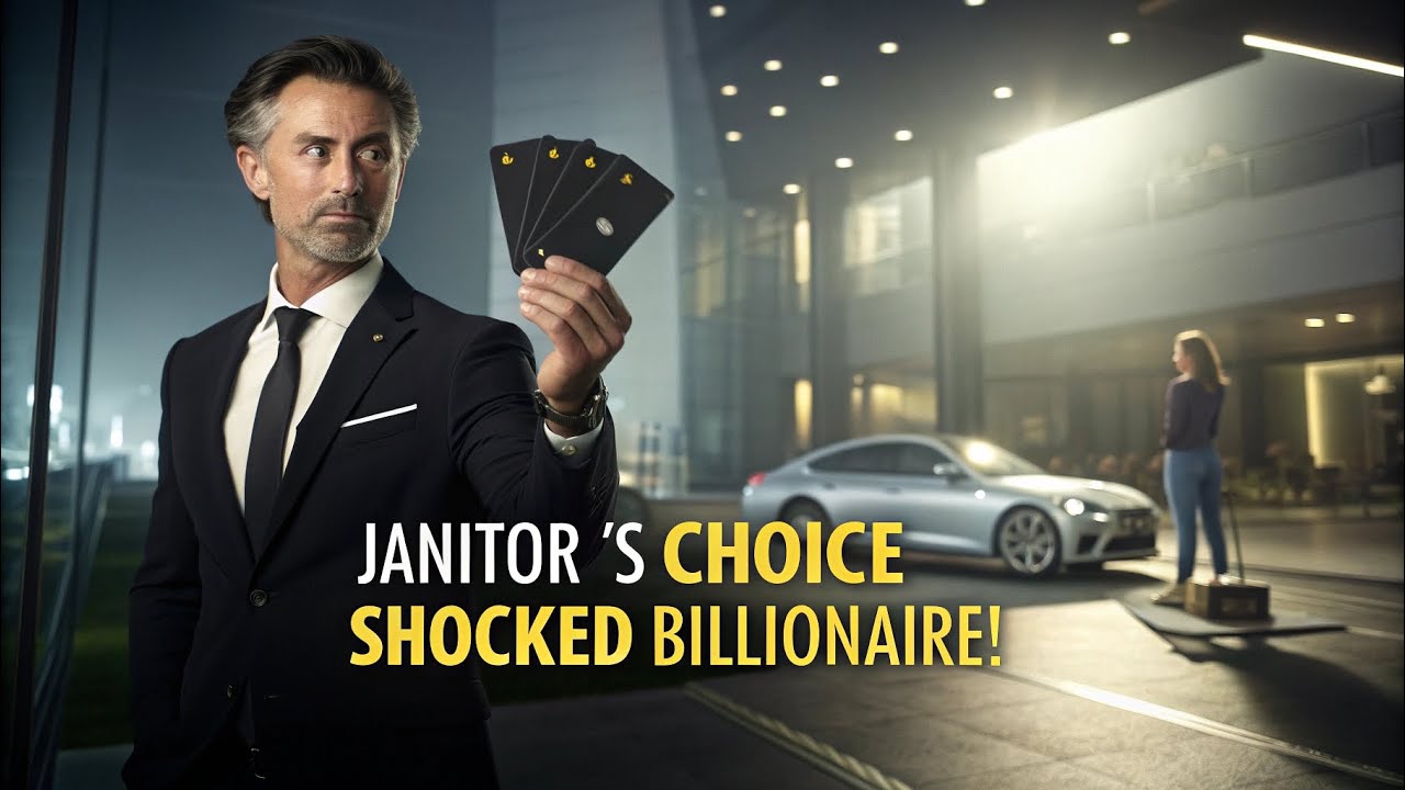 BILLIONAIRE Tests 4 Strangers with Black Cards – The Janitor’s Choice Will Leave You CRYING!