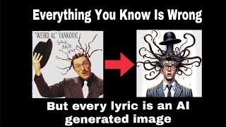 Everything You Know Is Wrong But Every Lyrics Is An AI Generated Image