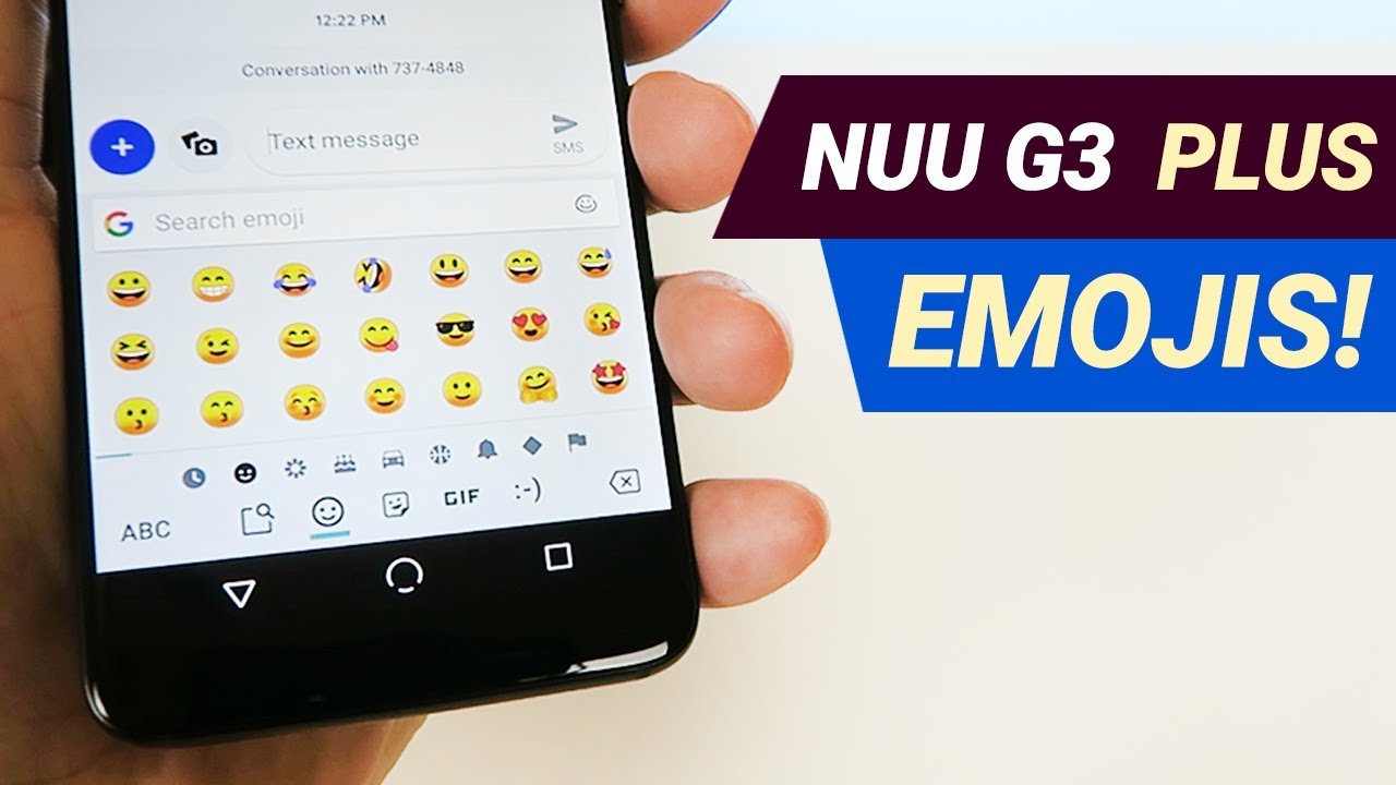 Nuu Mobile G3 Plus - What Do the Emojis Look Like?