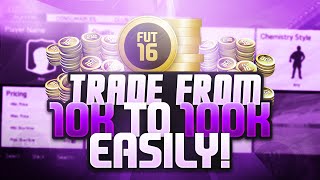 FIFA 16: TRADING GUIDE - 10K TO 100K - (EASY) HOW TO TRADE AND MAKE PROFIT!!