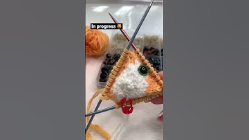 Kitty 😻 #sparklyone #knitting #amigurumi #cute #Cat #kitty #toys #yarn