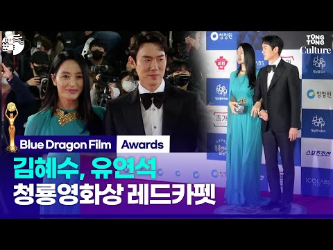 &amp;#39;<strong>청룡</strong> 그 자체&amp;#39; <strong>김혜수</strong>, 유연석｜제43회 청룡영화상 레드카펫｜Blue Dragon Film Awards Red Carpet