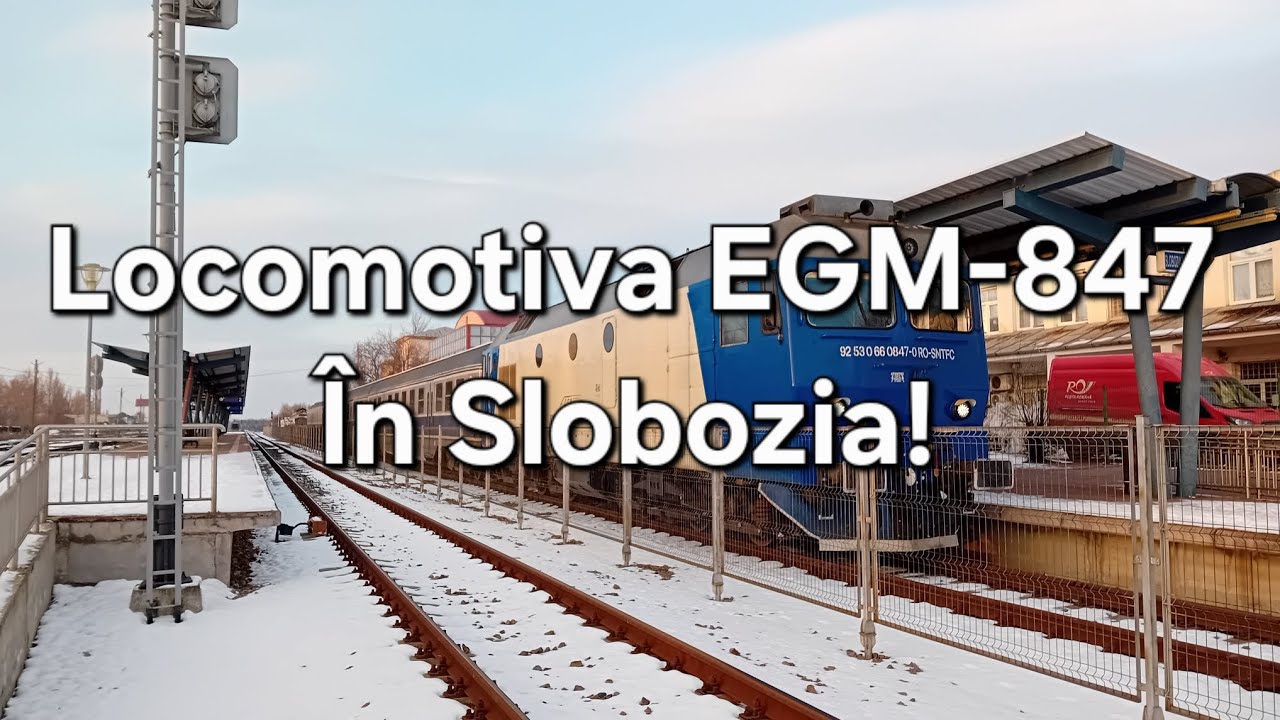 Locomotiva EGM-847 În Slobozia! [Trainspotting prin Muntenia: Ep. 6]