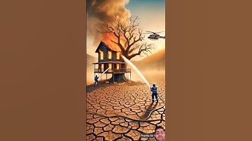 The monkey and his baby are building a tree house in the drought 😭 #ai #money #shorts