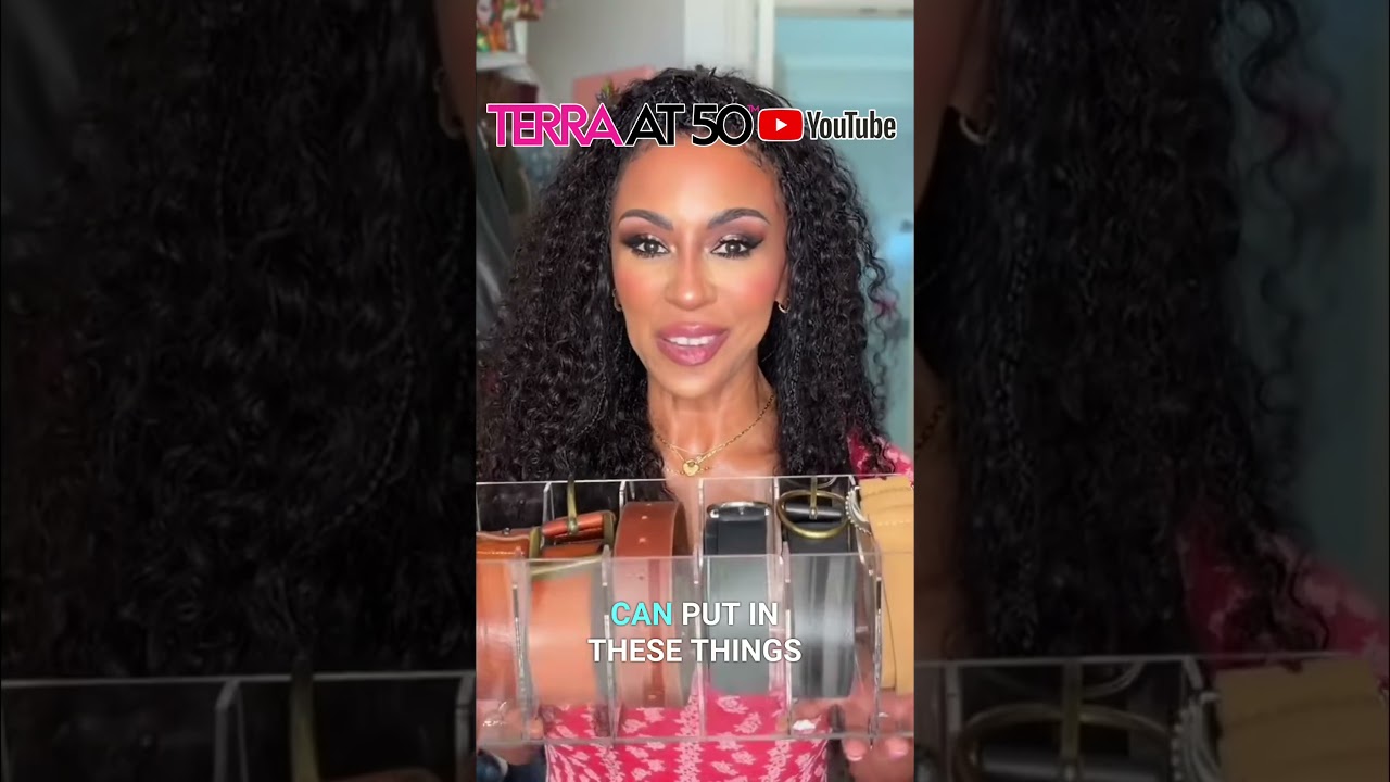 More glam closet organization! Link in comments💗💗💗 #terraat50 #over50 #fashion #amazonfinds