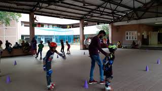 Skating training for beginners/ST.John's School,Besant Nagar,Chennai