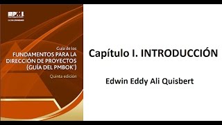 Capítulo 1. INTRODUCCIÓN - PMBOK