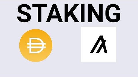 I started Staking Algorand & Dai on Coinbase!