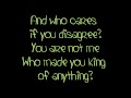 King of Anything - Sara Bareilles (with lyrics)