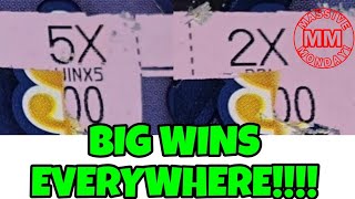 HUGE WIN! $1,000 on lottery tickets--WON MORE!!!  FULL PACK!