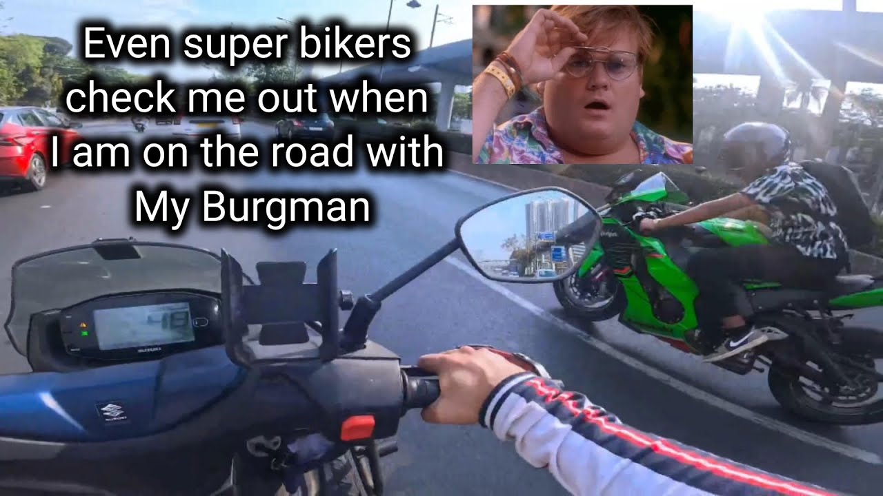 Suzuki Burgman 125 | 4k | Gopro Hero 10 | Daily Observation | #bikes #burgmanstreet #views #auto