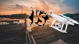 DJI Phantom 4 Pro vs River