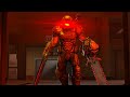 Doomguy On His Way To Shoot A Hole Into The Surface Of Mars