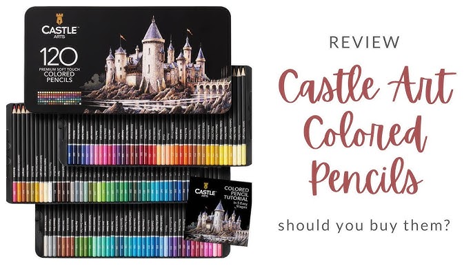 Castle Art Supplies 120 Colored Pencils Set