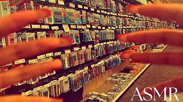 💤ASMR in Public tapping & scratching on different textures at Office Max NO TALKING
