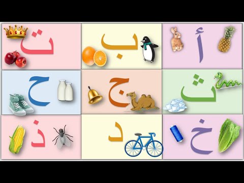 مراجعة الحروف الهجائي ة للأطفال كلمات وصور روضة تمهيدي الأو ل الابتدائي 